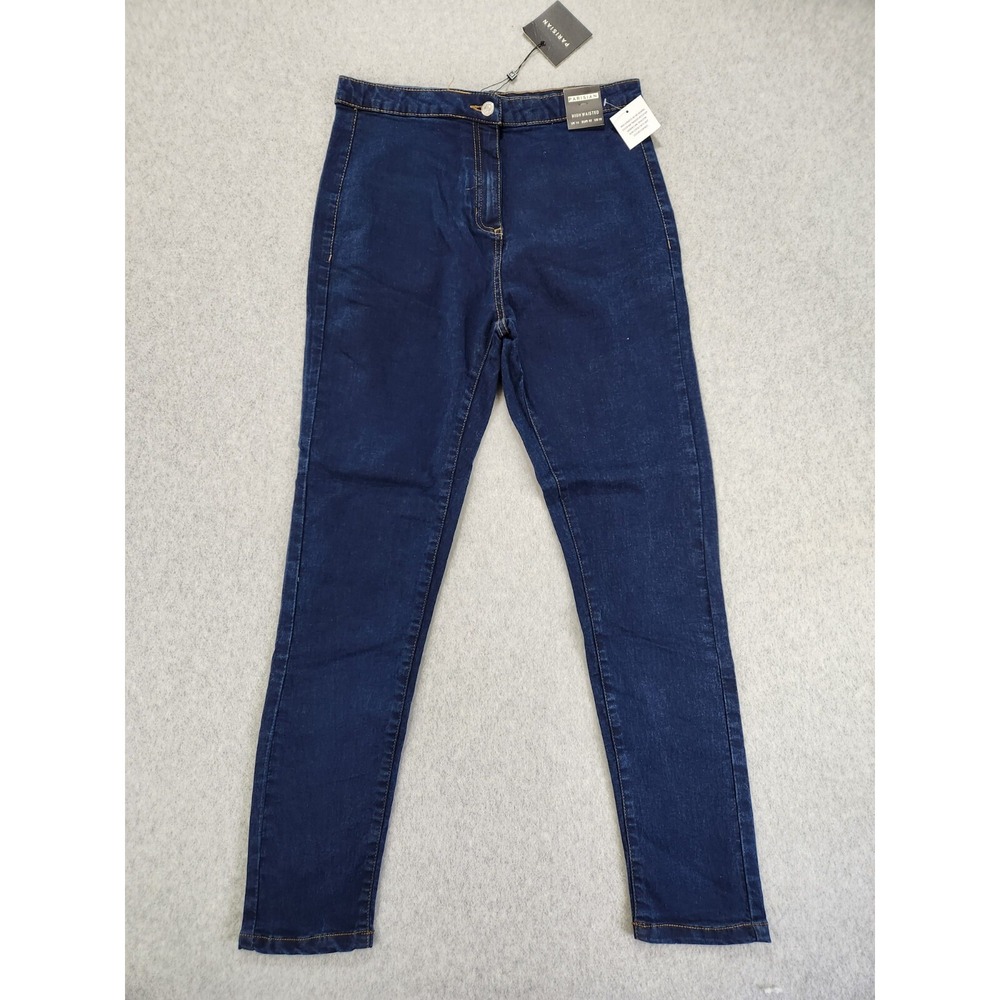 Womens High Waist Skinny Stretch Jeans‎ Denim Jeggings Slim Pencil Pants SZ 10